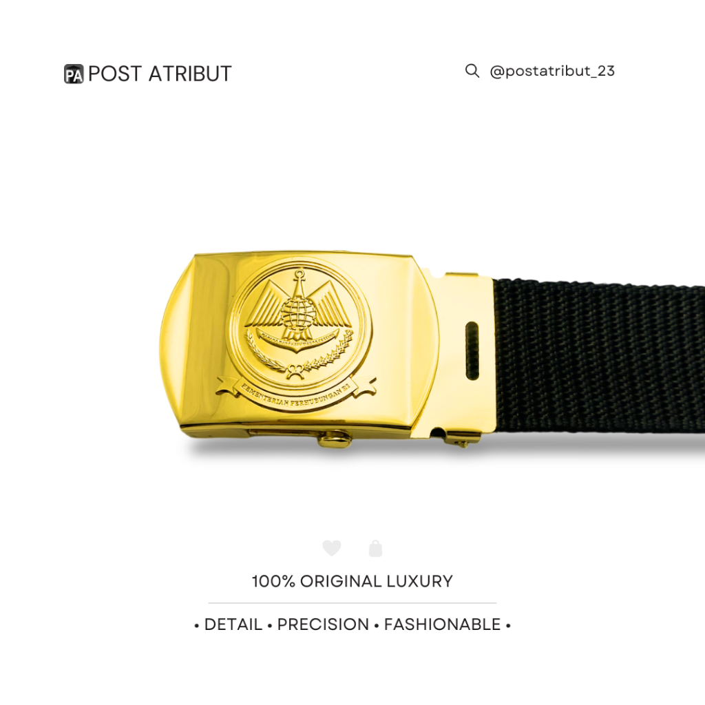 100% LUXURY Kepala Gesper Perhubungan Versi 2 / Gesper Perhubungan / Tali Gesper / Atribut Dishub / 