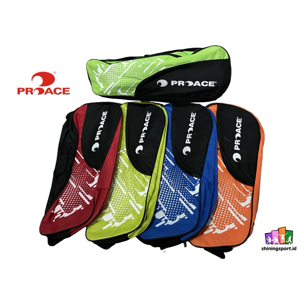 Tas Raket Badminton Pro Ace 2R Corak 100% Original