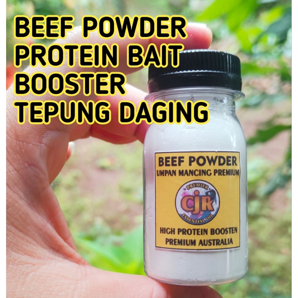 Tepung Beef Protein tinggi booster mancing ikan mas nila dll