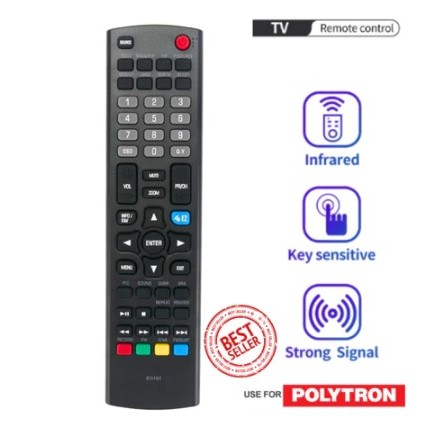 Remot / REMOTE TV POLYTRON LCD LED Tabung Cinemax Bazooka XCEL