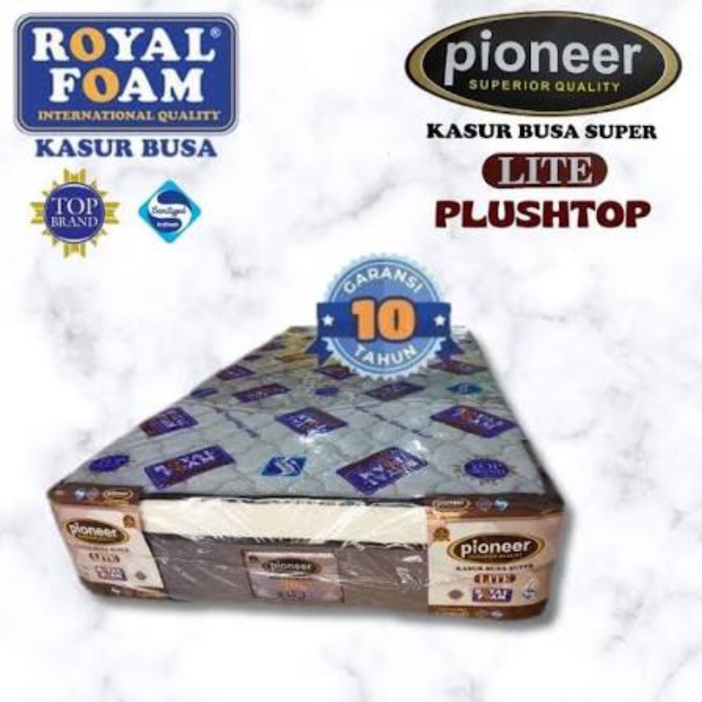 Busa Royal Foam Pioneer PlushTop 28 cm - kasur busa royal foam original