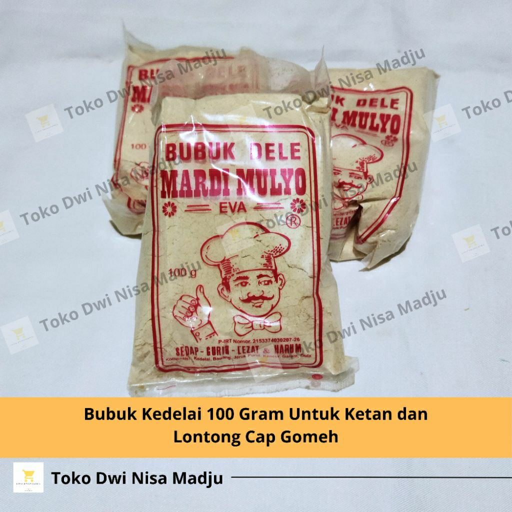 Bubuk Kedelai Untuk Ketan dan Lontong Cap Gomeh Merk Mardi Mulyo / Bubuk Dele / Bubuk Kedelai Untuk 