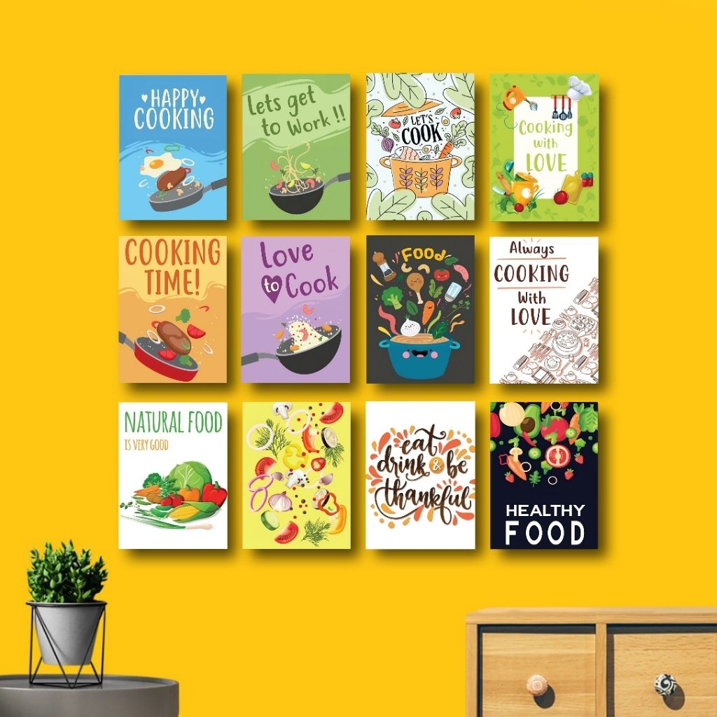 Pajangan Dinding Dapur Dekorasi Ruang Makan Hiasan Dinding Quotes Kitchen