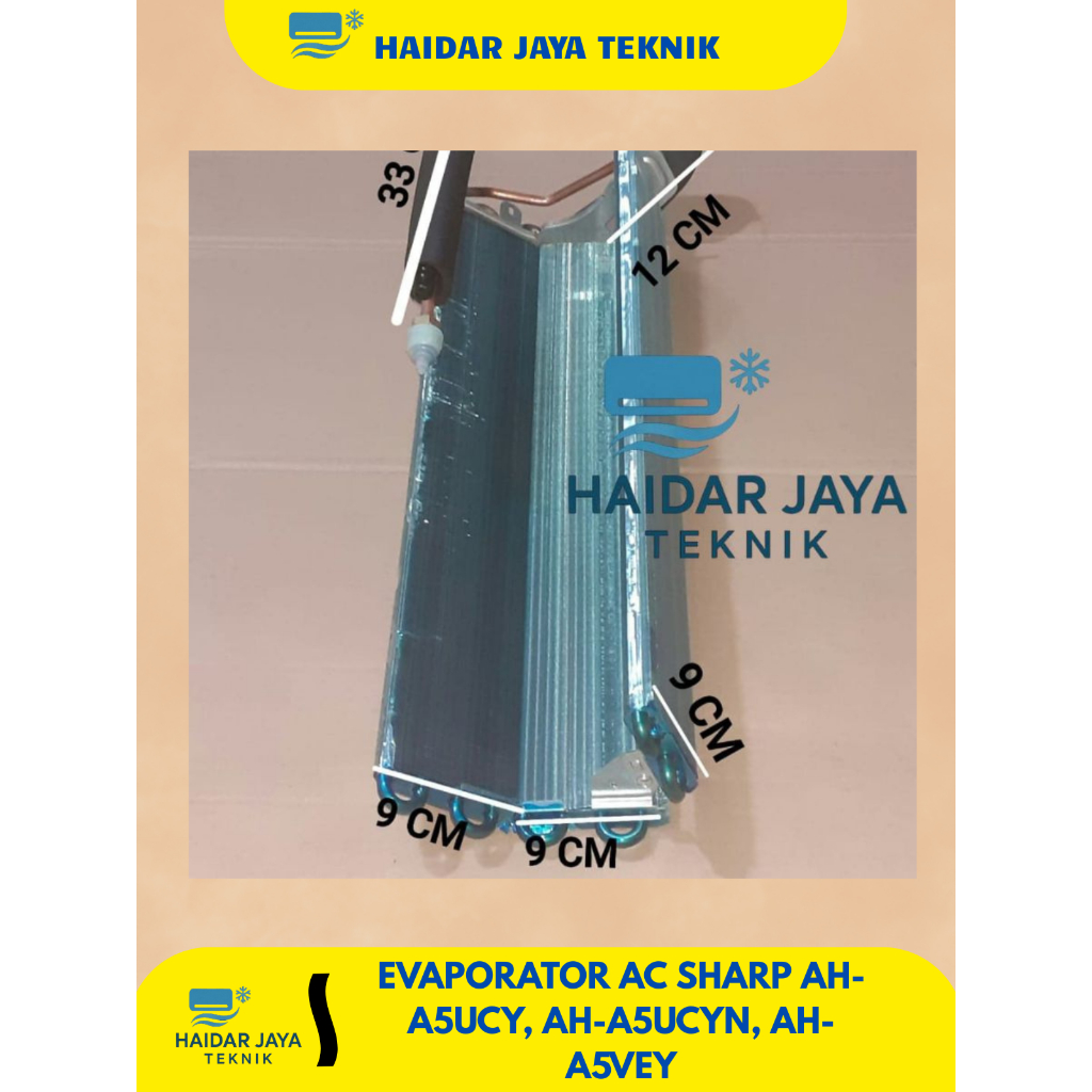 EVAPORATOR AC SHARP AH-A5UCY, AH-A5UCYN, AH-A5VEY