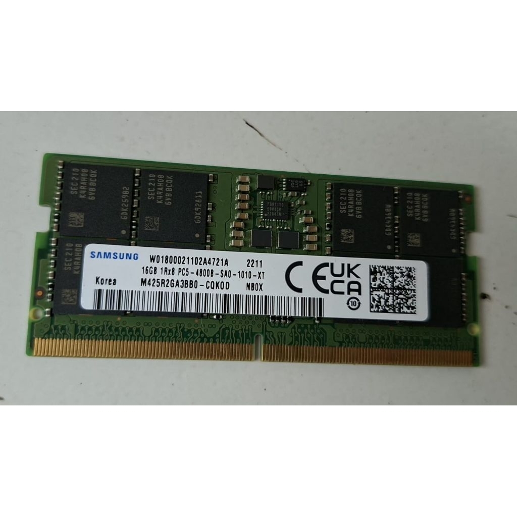 RAM LAPTOP 16 GB DDR5 MERK SAMSUNG