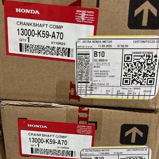 13000K59A70 Crankshaft Comp (Stang Seher Komplit) – Vario 150 eSP 13000-K59-A70