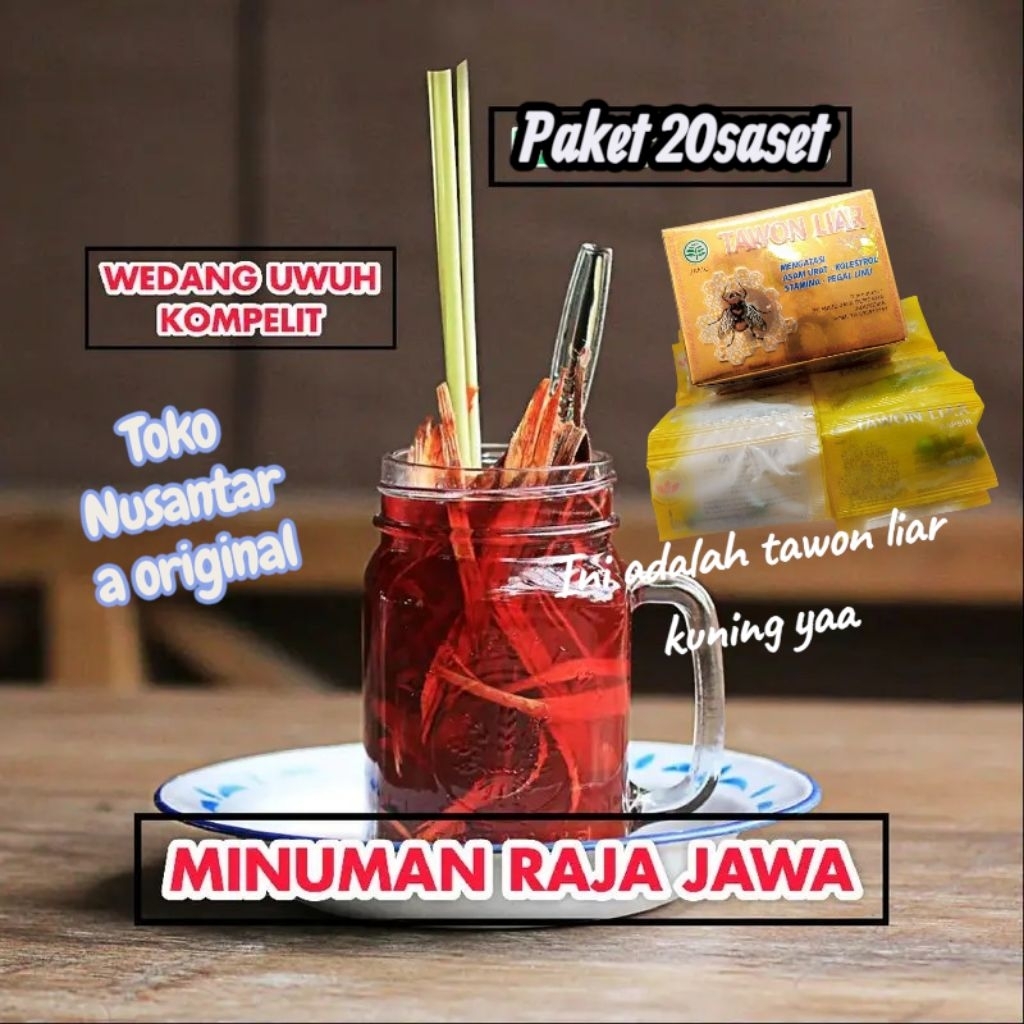 Wedang Uwuh tawonan liaran kuningan Rempah Jahe Aroma Kayu Manis
