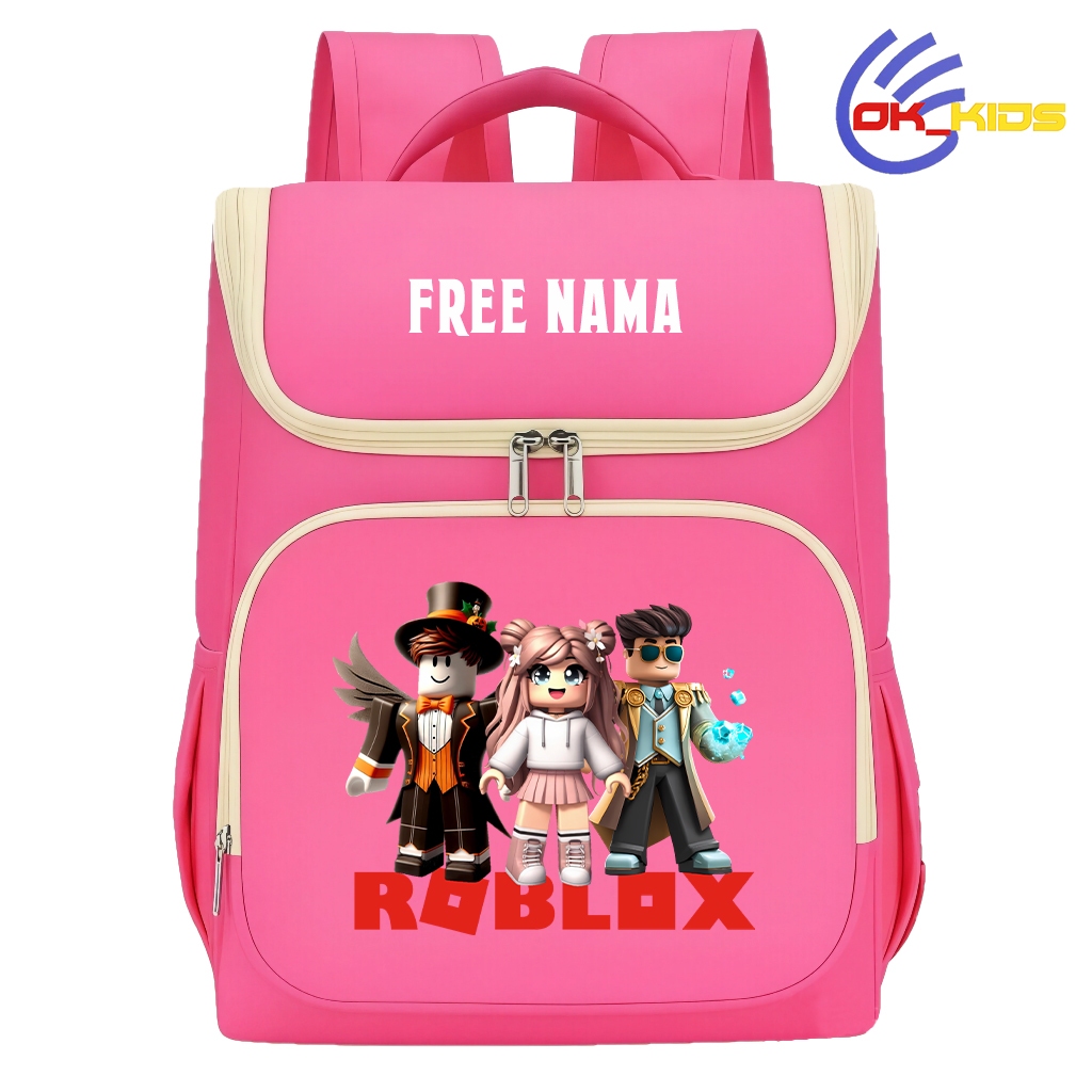 Tas Ransel Anak Roblox Gratis Custom Nama