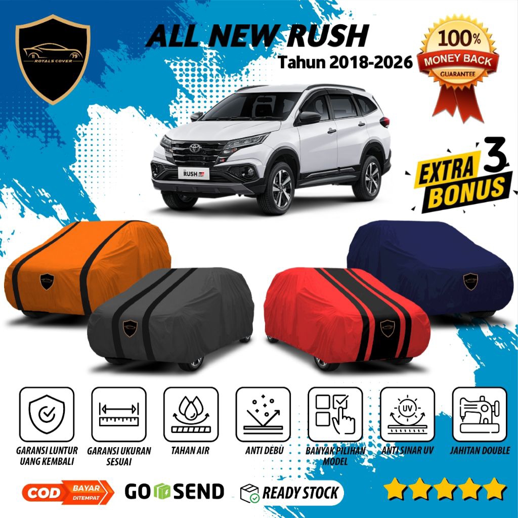 Cover Mobil Toyota All New Rush Sarung Mobil All New Rush Anti Air
