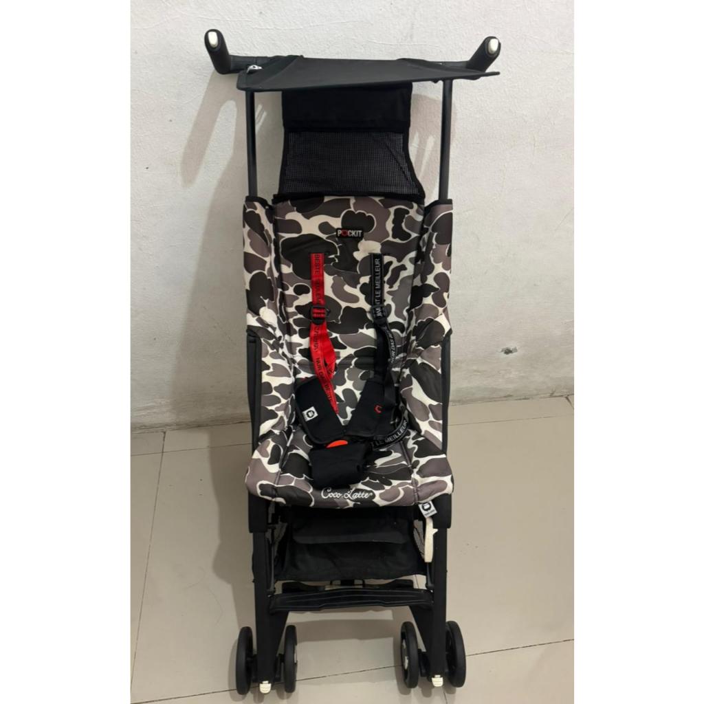 Preloved Pockit 839 Cocolatte Stroller Cabin Size