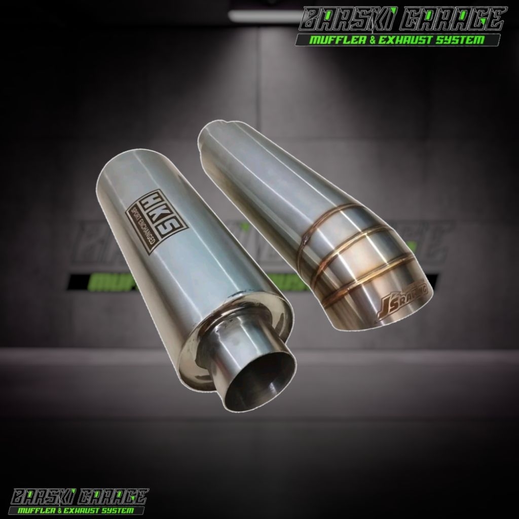 knalpot tailpipe JSracing dan resonator Hks diesel fortuner innova panther hilux l300