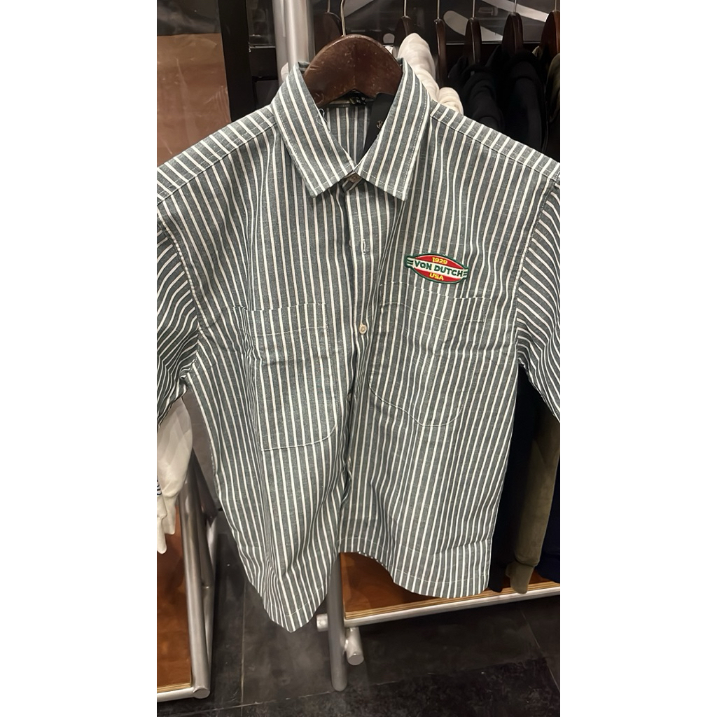 Workshirt Vonducth Stripe Green