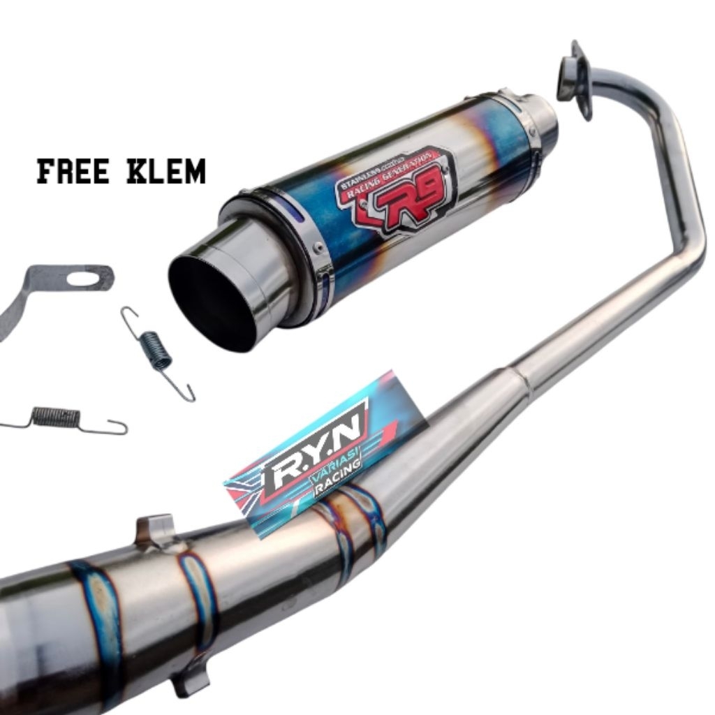 knalpot Racing R9 Mugello Satria Fu 150 Jupiter MX old Jupiter MX NEW 135