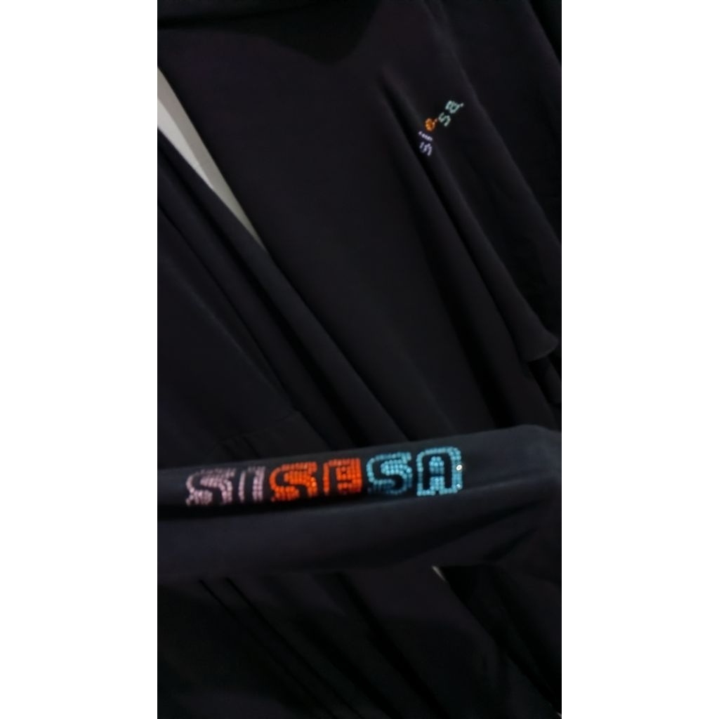 Gamis sisesa Hitam