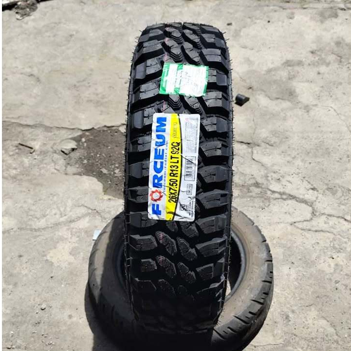 Jual Ban Pacul Ring 13 Murah FORCEUM M/T 08 PLUS 26 7,5 6PR R13 Ban Tubless Offroad Mobil Carry/Gran