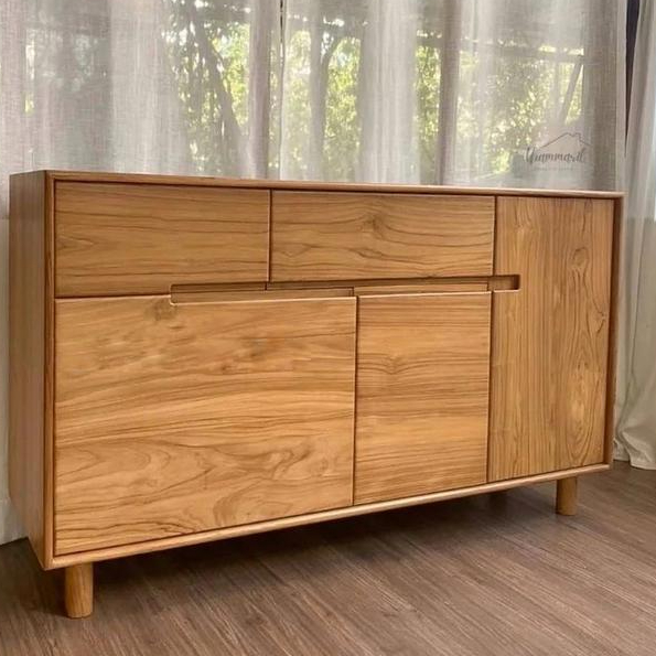 Meja Tv Minimalis Buffet Tv Minimalis Modern Kayu Jati Rak Tv Minimalis Modern Jati Solid Lemari Tv 