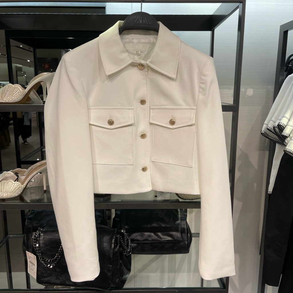 Blazer Crop ZARA Women Jastip (jasa titip)