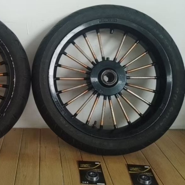 velg set ban depan dokar rossi ring 14 honda 110 spacy beat genio scoopy vario110