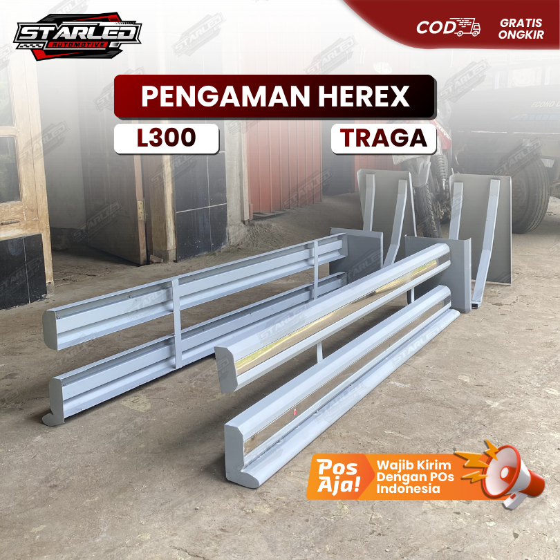 RAM BLOK SAMPING L300 UNIVERSAL EURO 3 EURO 4 DAN TRAGA PENGAMAN TRUK L300 BAHAN PLAT BESI
