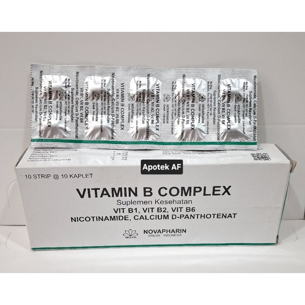 Vitamin B Complex 10 kaplet Novapharin