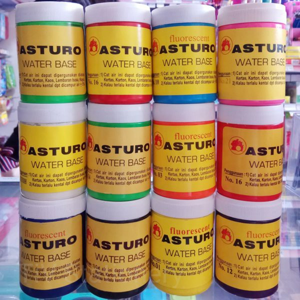 Cat Poster Asturo Water Base - Hijau Muda