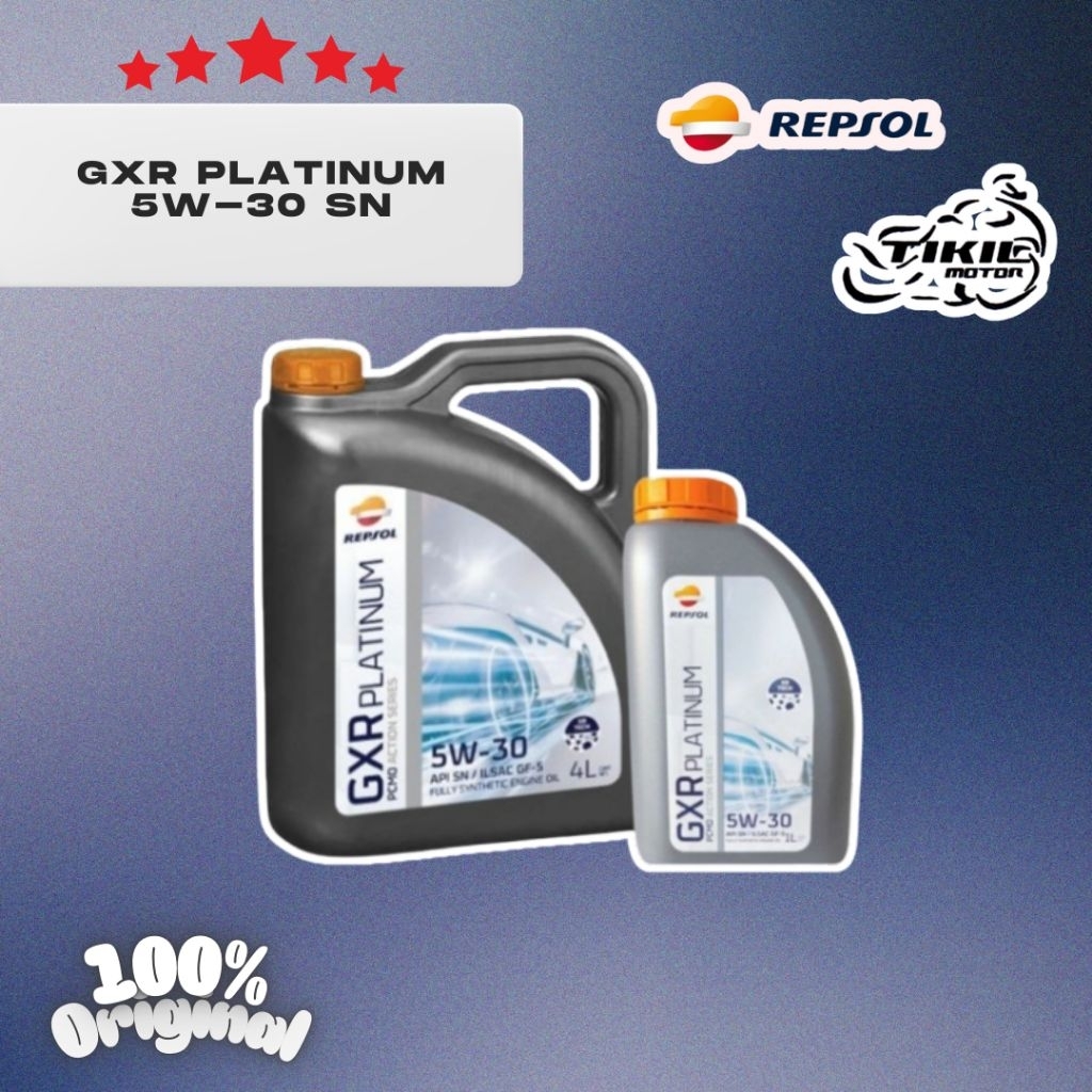 OLI REPSOL GXR PLATINUM FULLY SYNTHETIC 5W-40 SN/CF