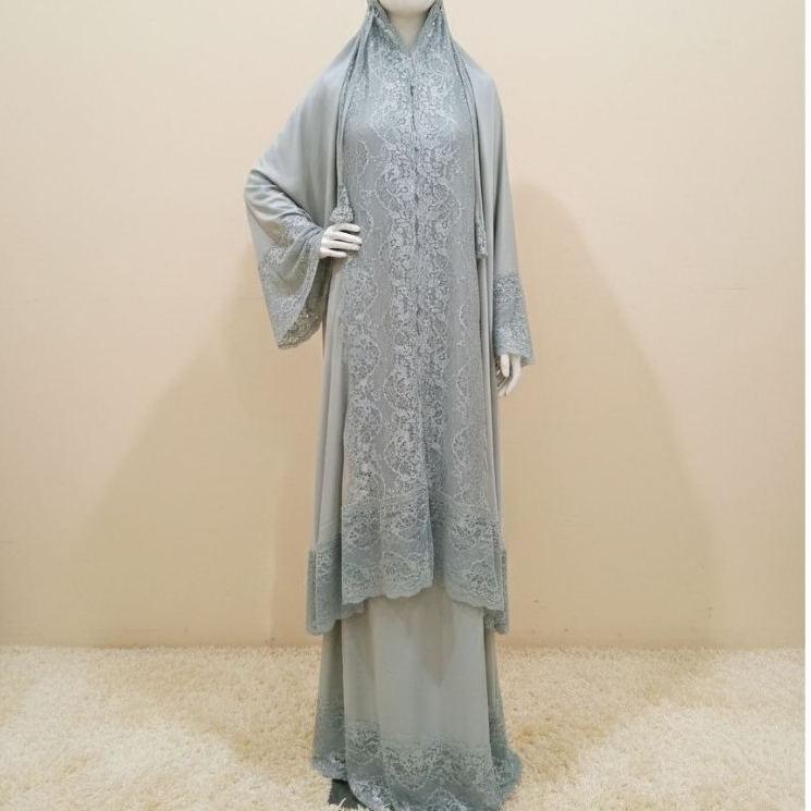 Mukena Premium Brukat Tum - Mukena Premium Brukat Mewah - -Set Mukena Tile Mewah - Silk Premium