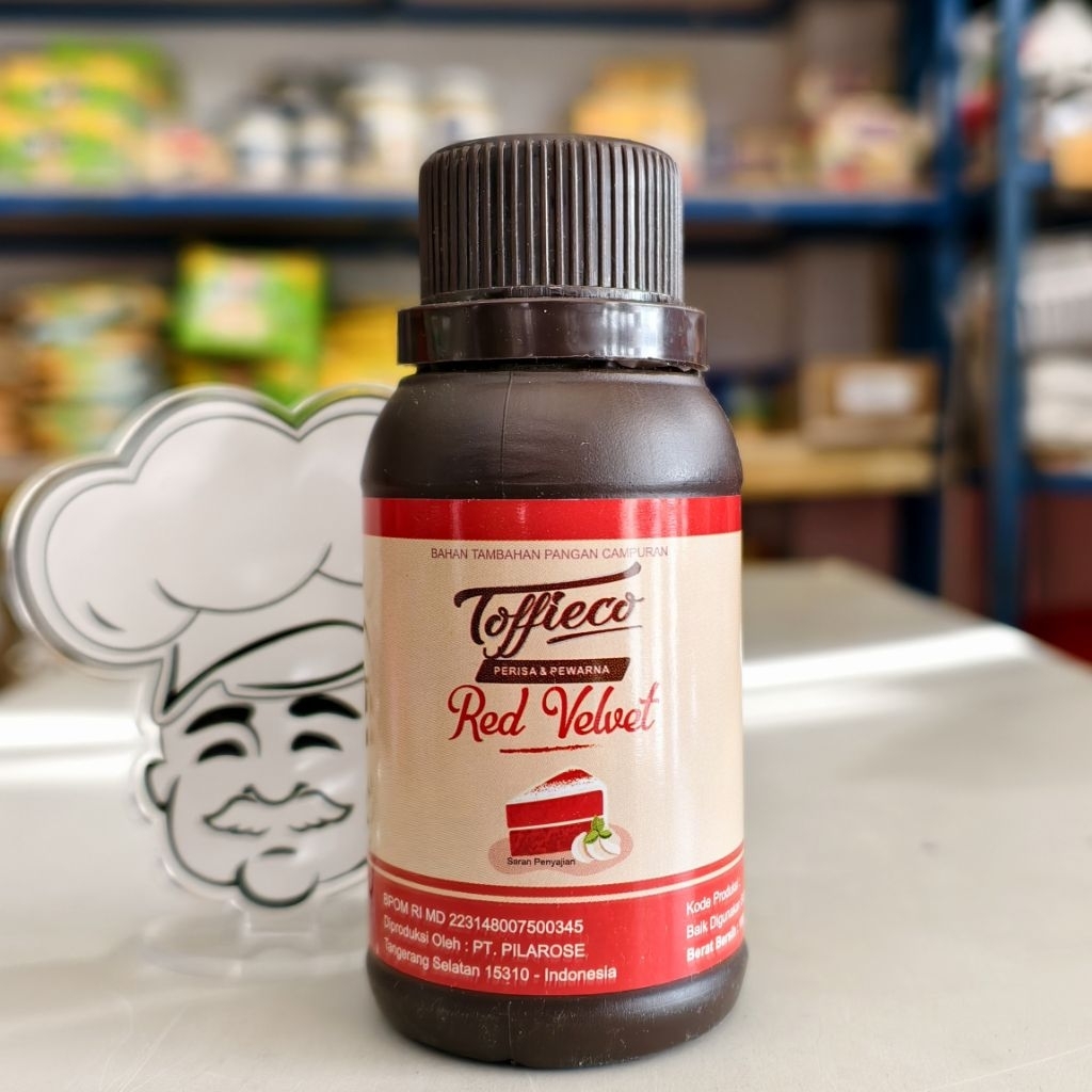 Toffieco Red Velvet 100Gr / Pasta Red Velvet Toffieco 100Gr