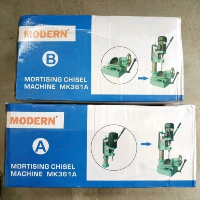 NRT-PRO MK-361 Mesin Bobok Kayu Mortiser Bor 1HP 2800rpm 13mm Slot Kayu