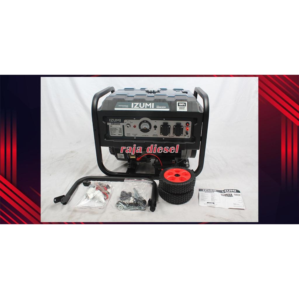 IZUMI Genset Bensin 3500 watt ( Generator Listrik ) GS 4300