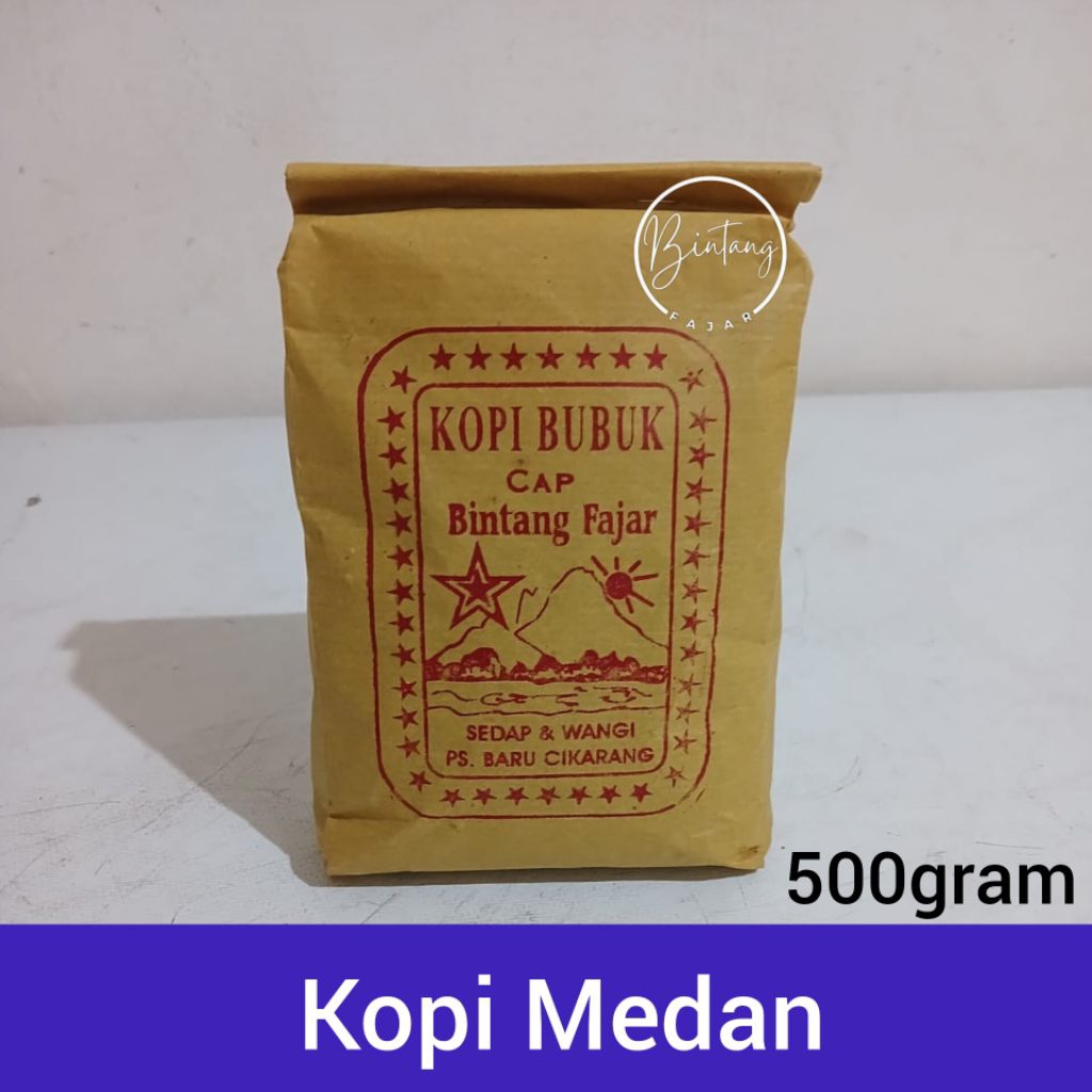 Kopi Bubuk Robusta Medan • Super • Kopi Medan -500Gram