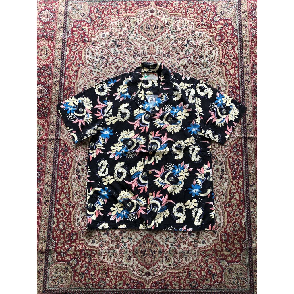 Kemeja Paradise found hawaiian shirt Vintage hawaiian shirt HH739