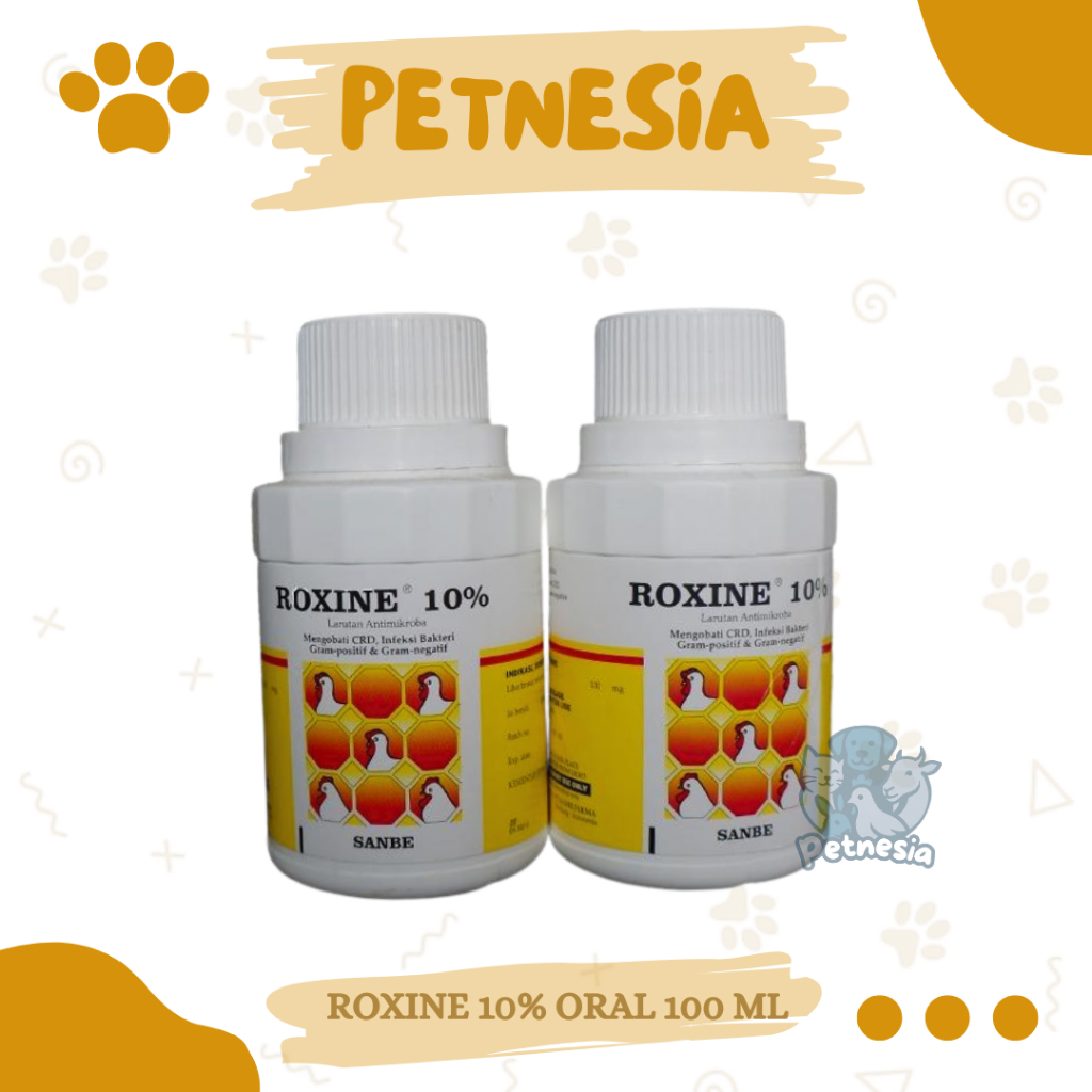 ROXINE 10% ORAL 100 ML- Antibiotik Pernafasan CRD Dan Spektrum Luas