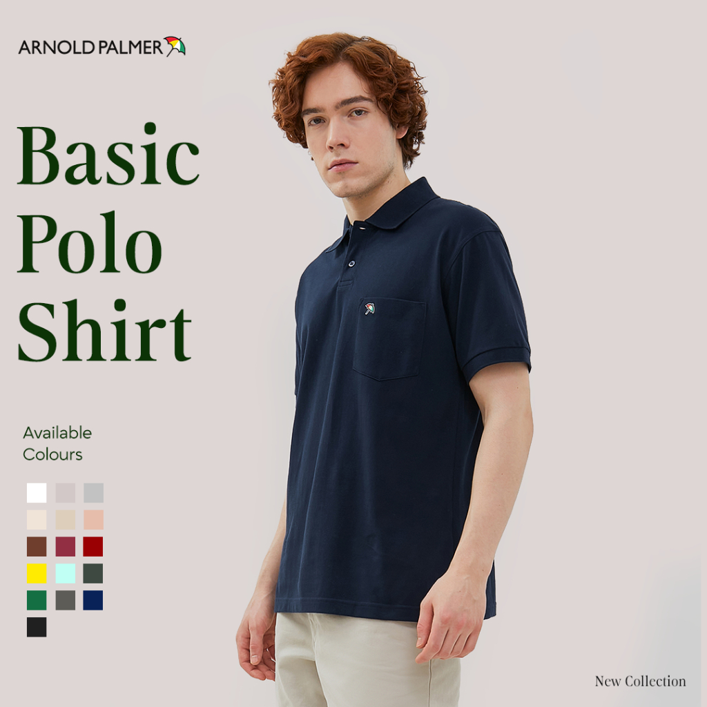 ARNOLD PALMER Polo Shirt Pria (10 Pilihan Warna)