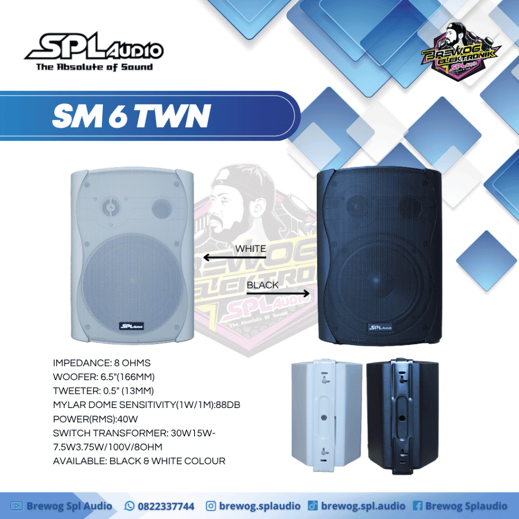 SM6TWN SPEAKER AKTIF SPL BREWOG AUDIO