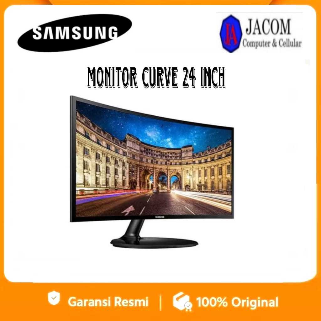 MONITOR LED SAMSUNG 24INCH 24C360 CURVE RESMI
