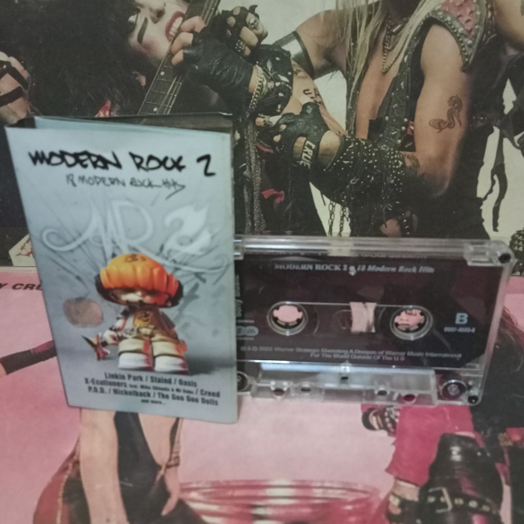 Kaset Modern Rock 2 (Linkin Park, POD, Creed, Oasis, Phantom Planet, Disturbed, Dll)