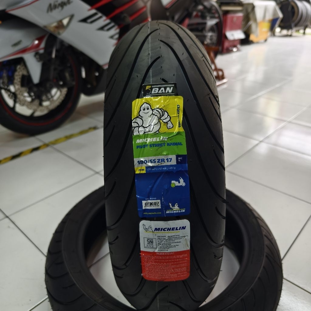 Michelin Pilot Street Radial 180/55.17 Rear. Ban belakang Zx25, ER6