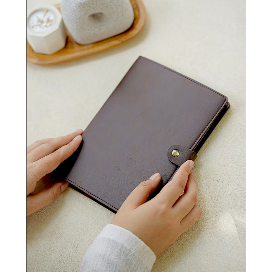 ZAV - Parker Notebook Leather Agenda Buku Catatan Cover Kulit Premium