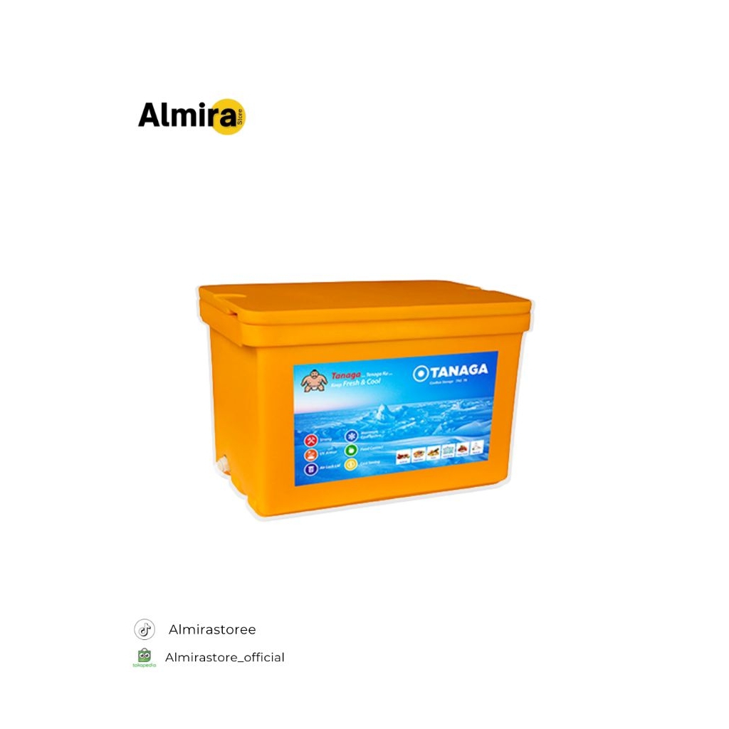 TANAGA COOLER BOX 220 LITER Coolbox Es Ikan Ice Box Cooler Termos Pendingin Tahan Lama