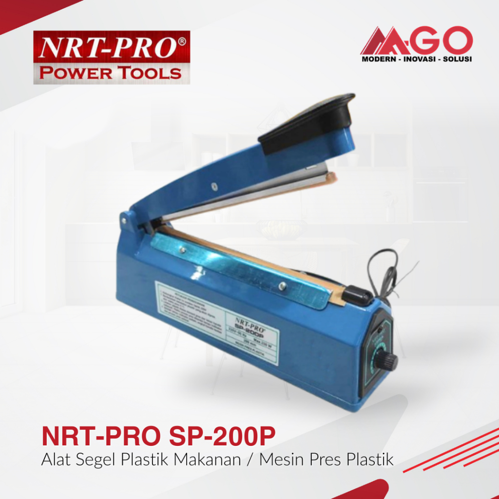 Alat Segel Plastik Makanan / Mesin Pres Plastik NRT-PRO SP-200P