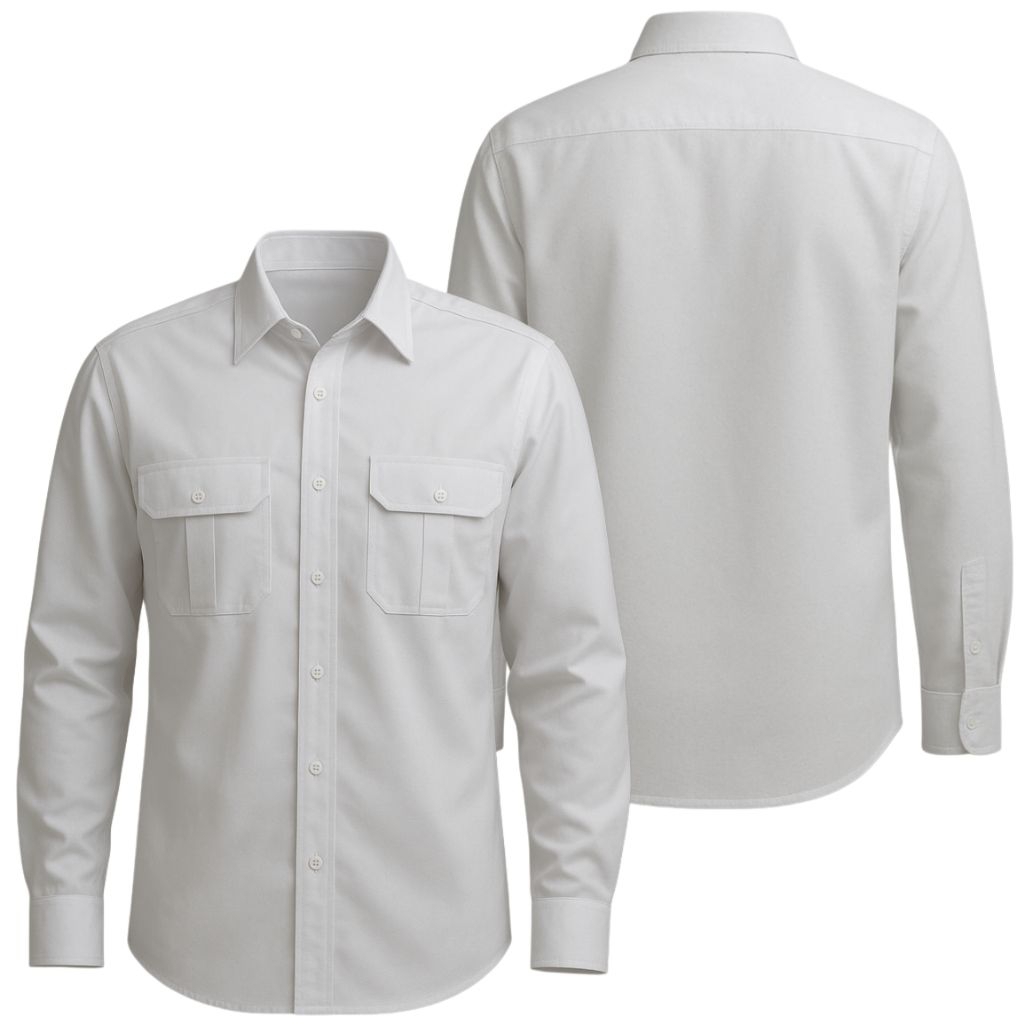 KEMEJA PDH / PDL POLOS AMERICAN DRILL S - XXXL