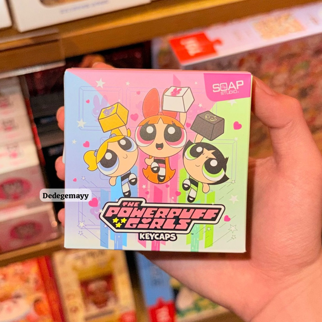 PPG Soap Studio‼️ Blind Box Keycaps Bag Charm The Powerpuff Girls Collection (1 Pcs Random)