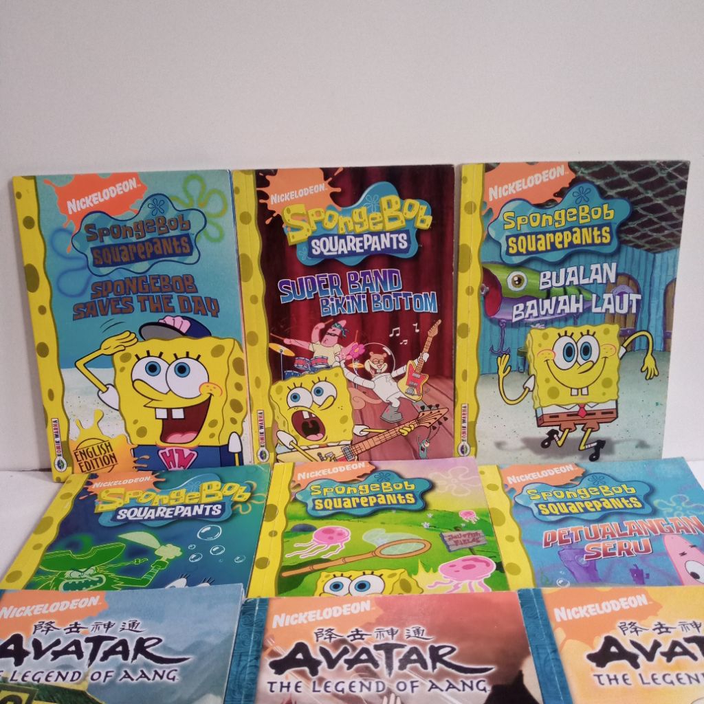 Nickelodeon komik warna Spongebob Squarepants Avatar the legend of aang  komik anak komik berwarna