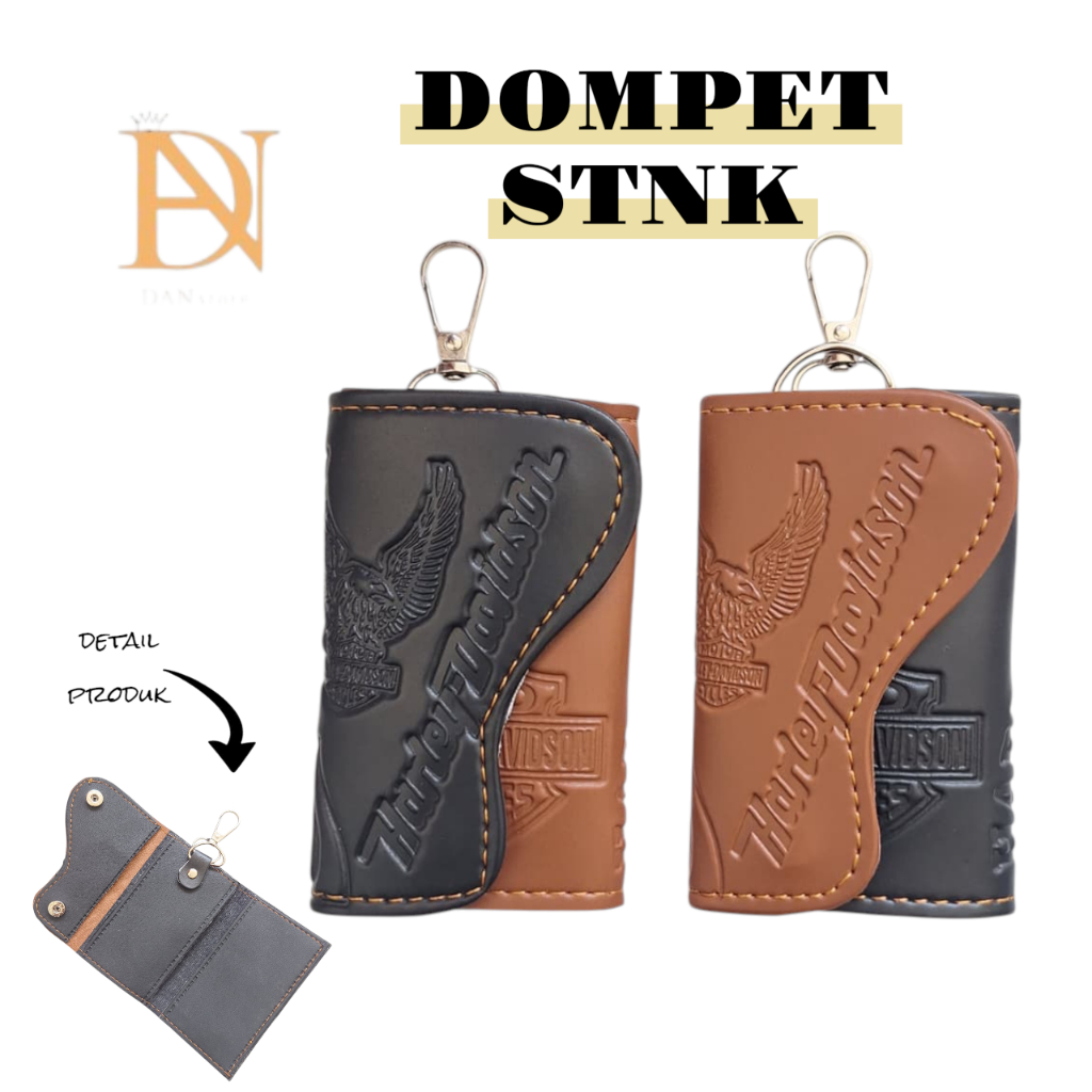 Gantungan Kunci Motor | Gantungan STNK | Tempat STNK Kulit Sintetis Motif Keren