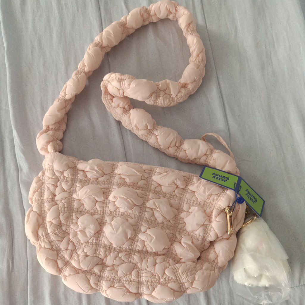 Jelly bunny bag (pink) new