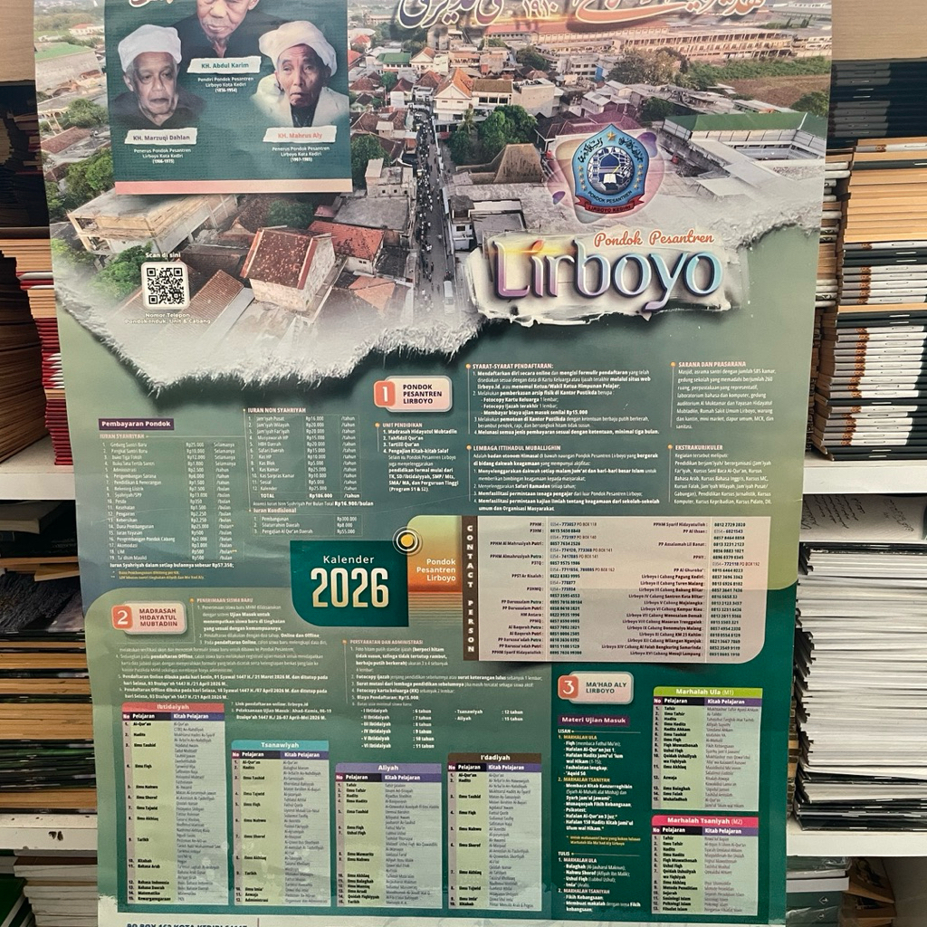 Kalender Lirboyo 2026 Terbaru kalender dinding pondok pesantren lirboyo 2025 terbaru