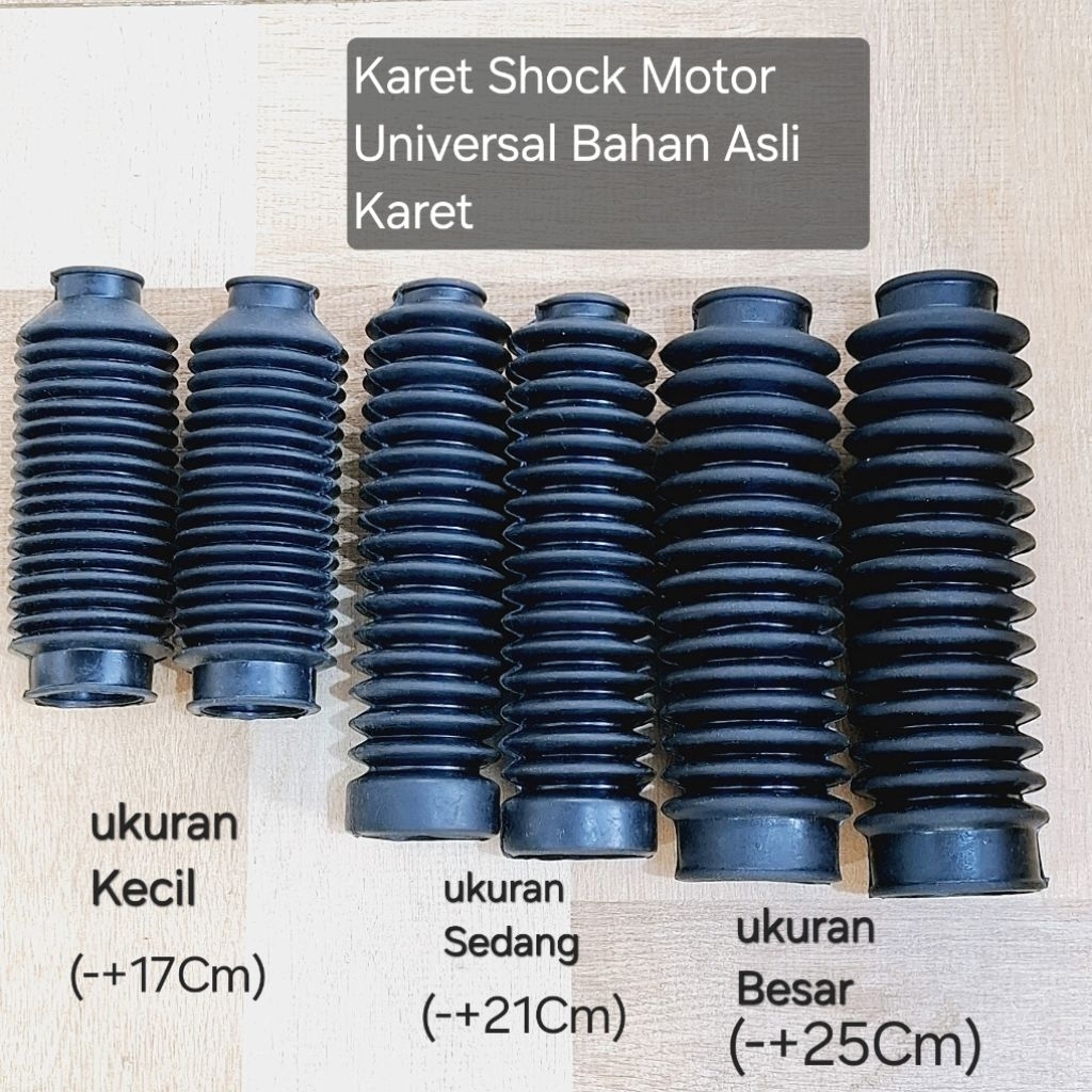 Karet Shock Depan Motor / Karet Shock Motor Universal Cover  Shock Depan