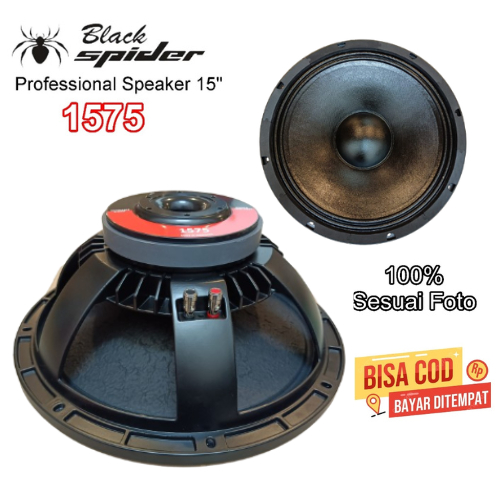 Speaker Component Black spider 1575 Komponen Speaker Blackspider 1575 15 Inch