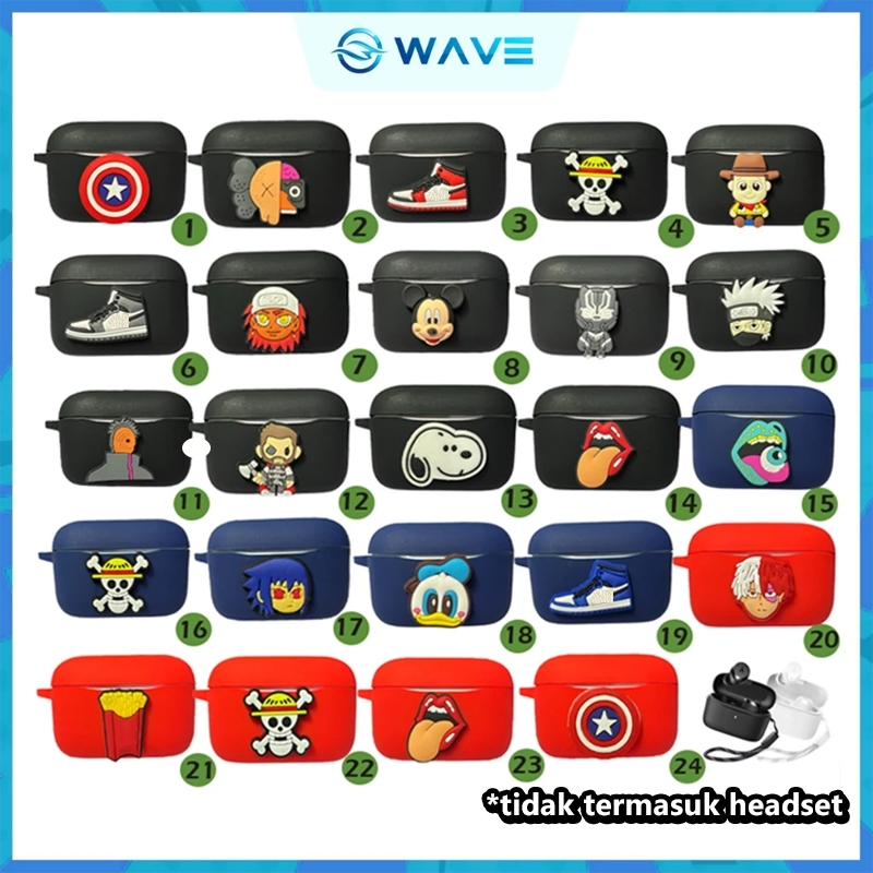 [A20i] Case Soundcore A20i Anker Animation Silicon Premium Soft Anker A20i Karakter 01